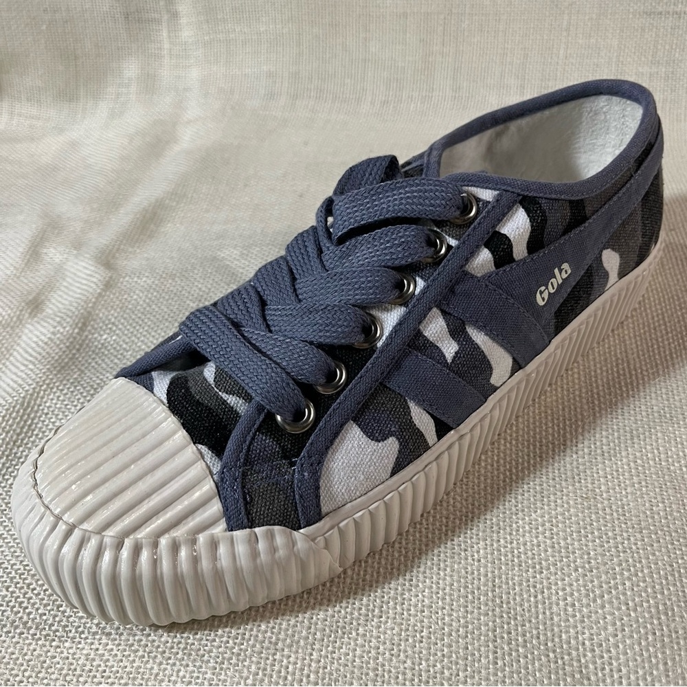 Gola Cadet Plimsoll Grey Camouflage NWT Original box